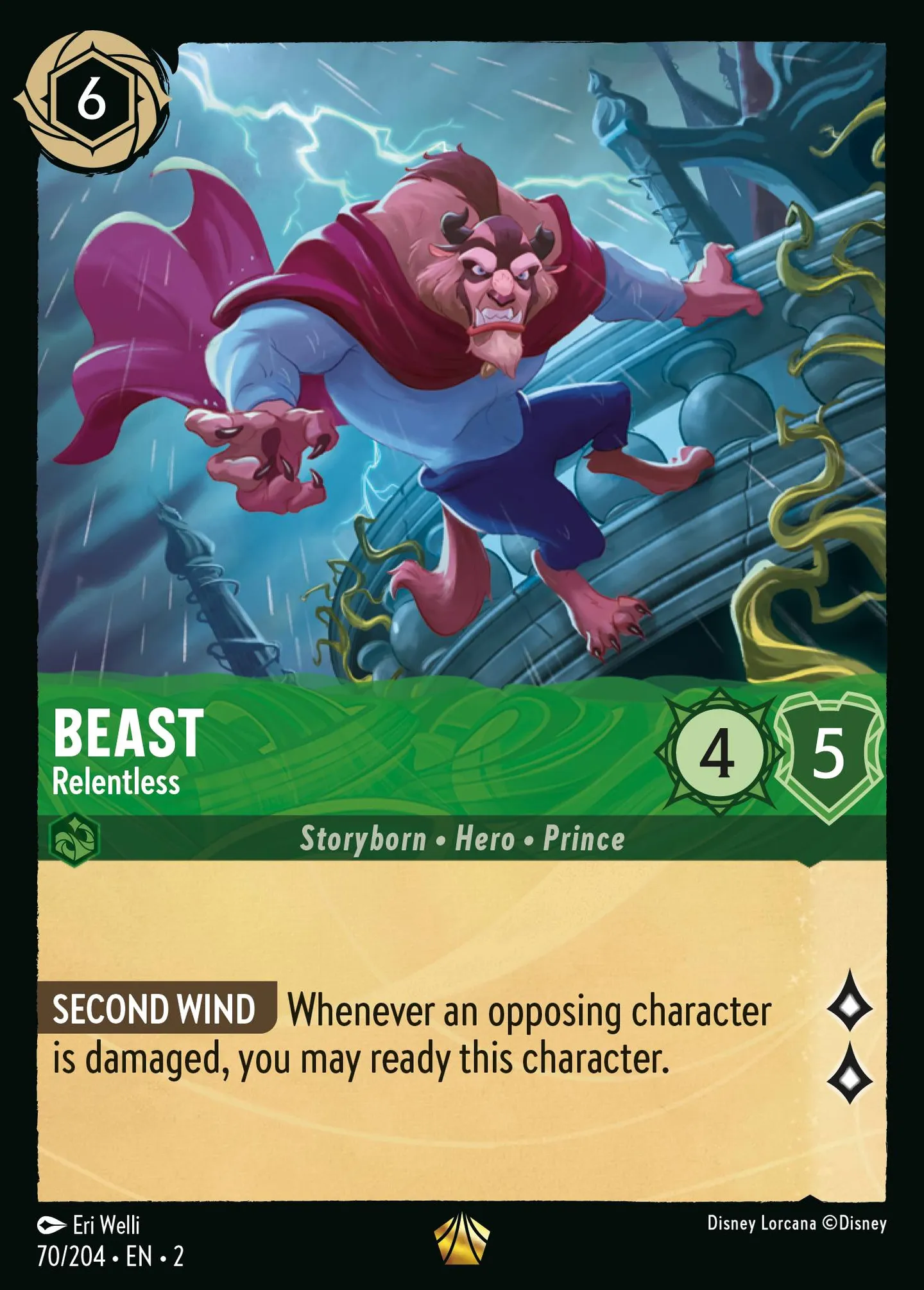 Beast - Relentless — Rise of the Floodborn — Lorcana