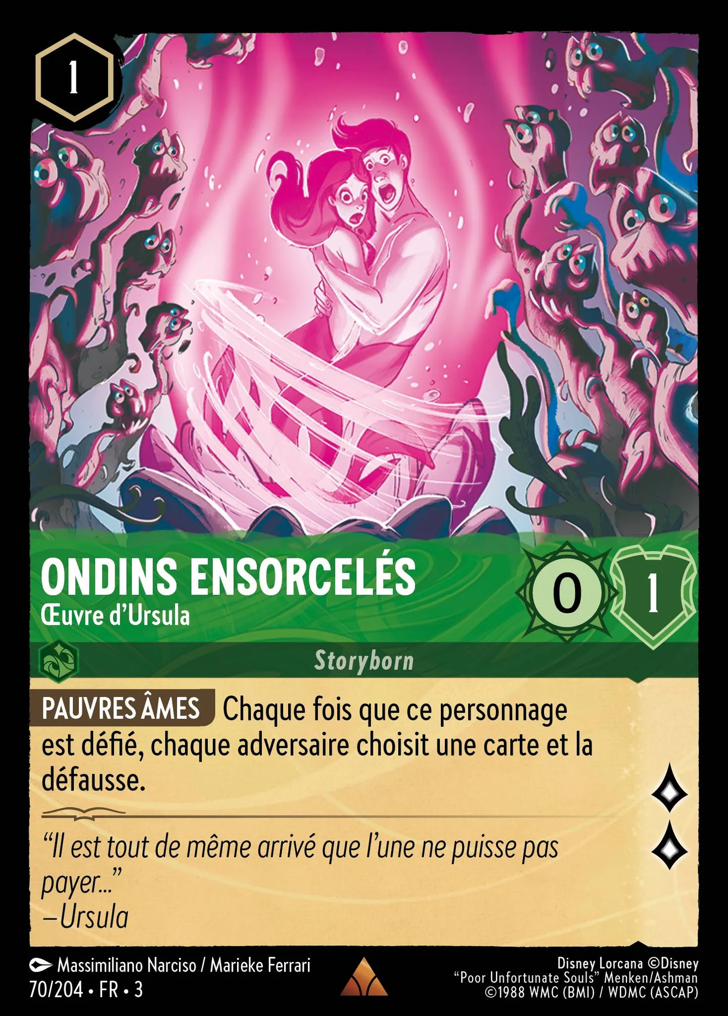 Ondins ensorcelés - Œuvre d'Ursula — Into the Inklands — Lorcana