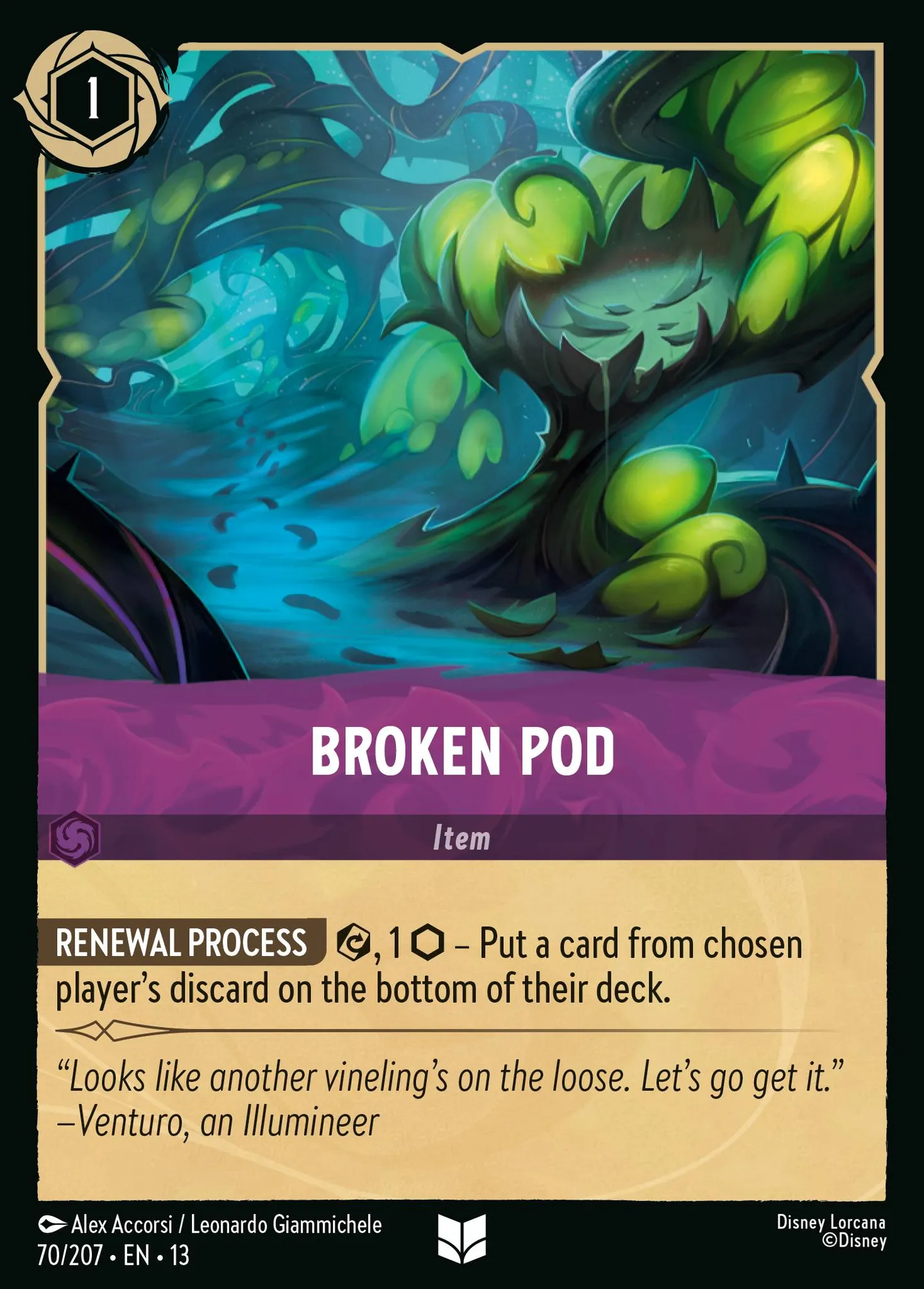 Broken Pod — Attack of the Vine! — Lorcana