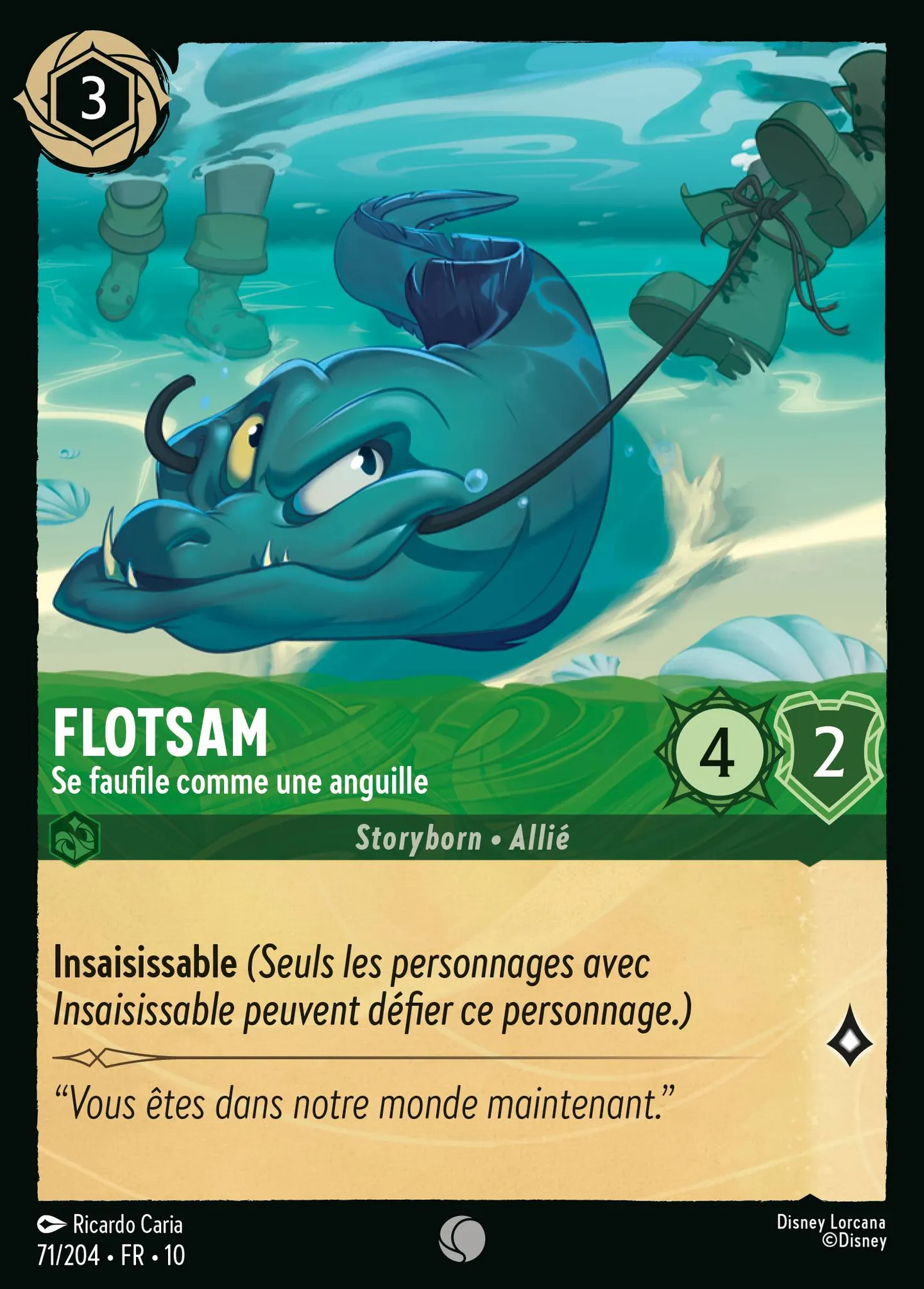 Flotsam - Se faufile comme une anguille — Whispers in the Well — Lorcana