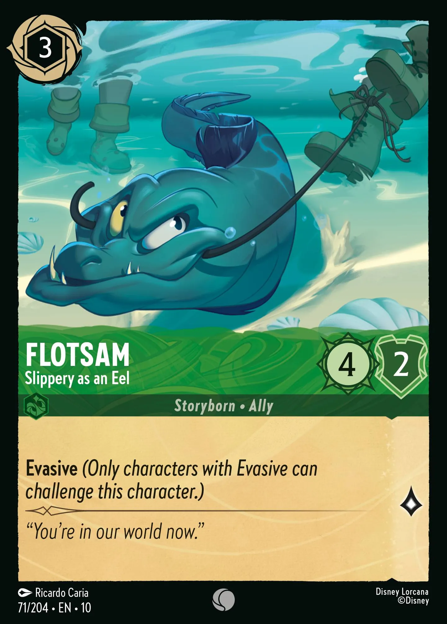 Flotsam - Slippery as an Eel — Whispers in the Well — Lorcana