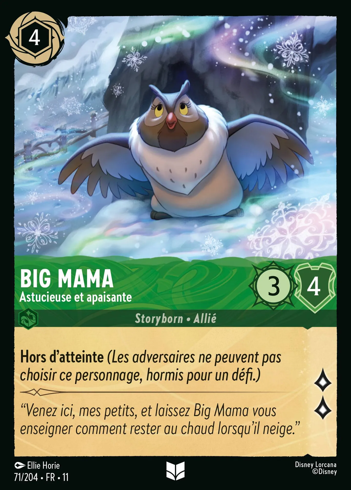 Big Mama - Astucieuse et apaisante — Winterspell — Lorcana