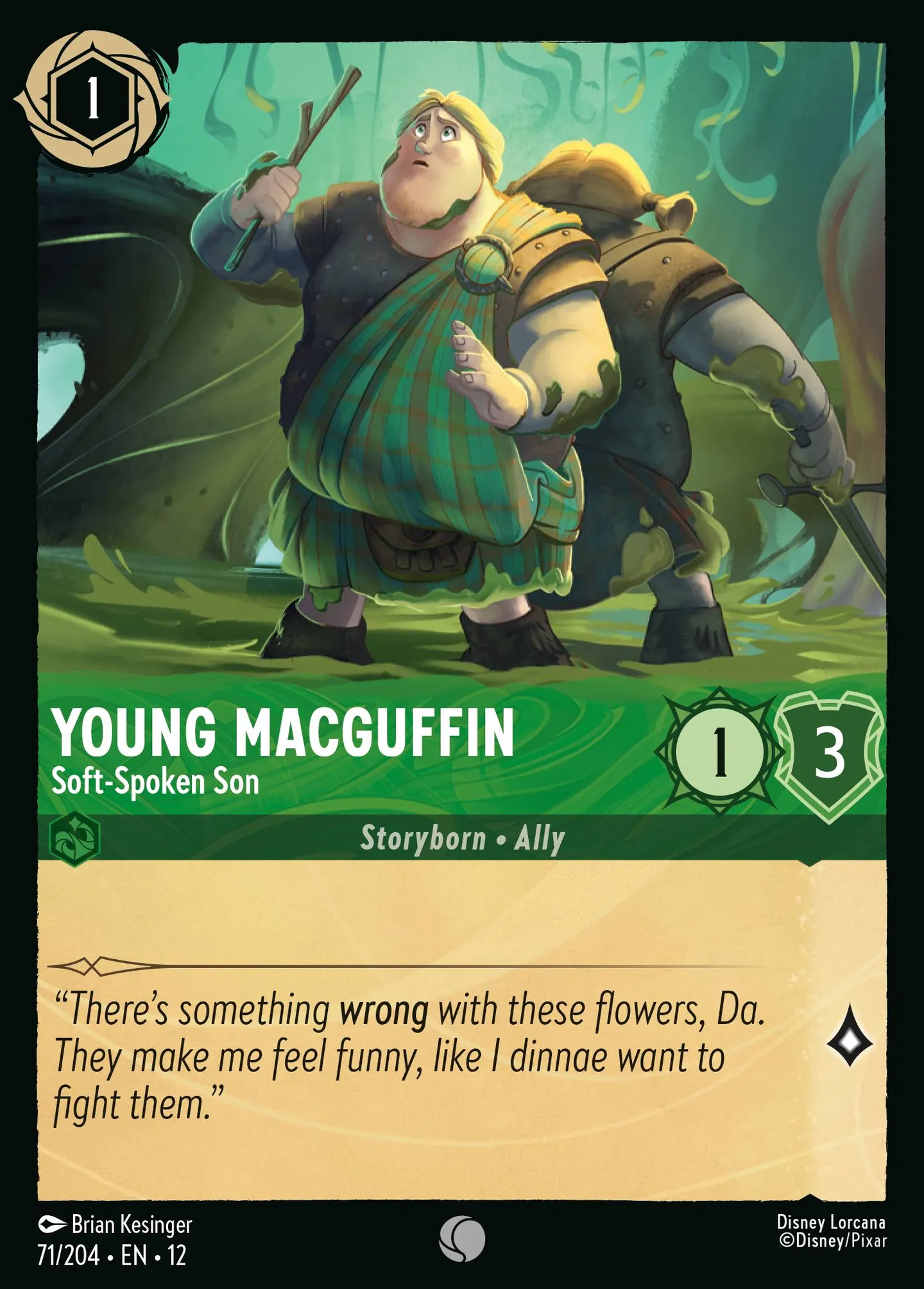 Young MacGuffin - Soft-Spoken Son — Wilds Unknown — Lorcana