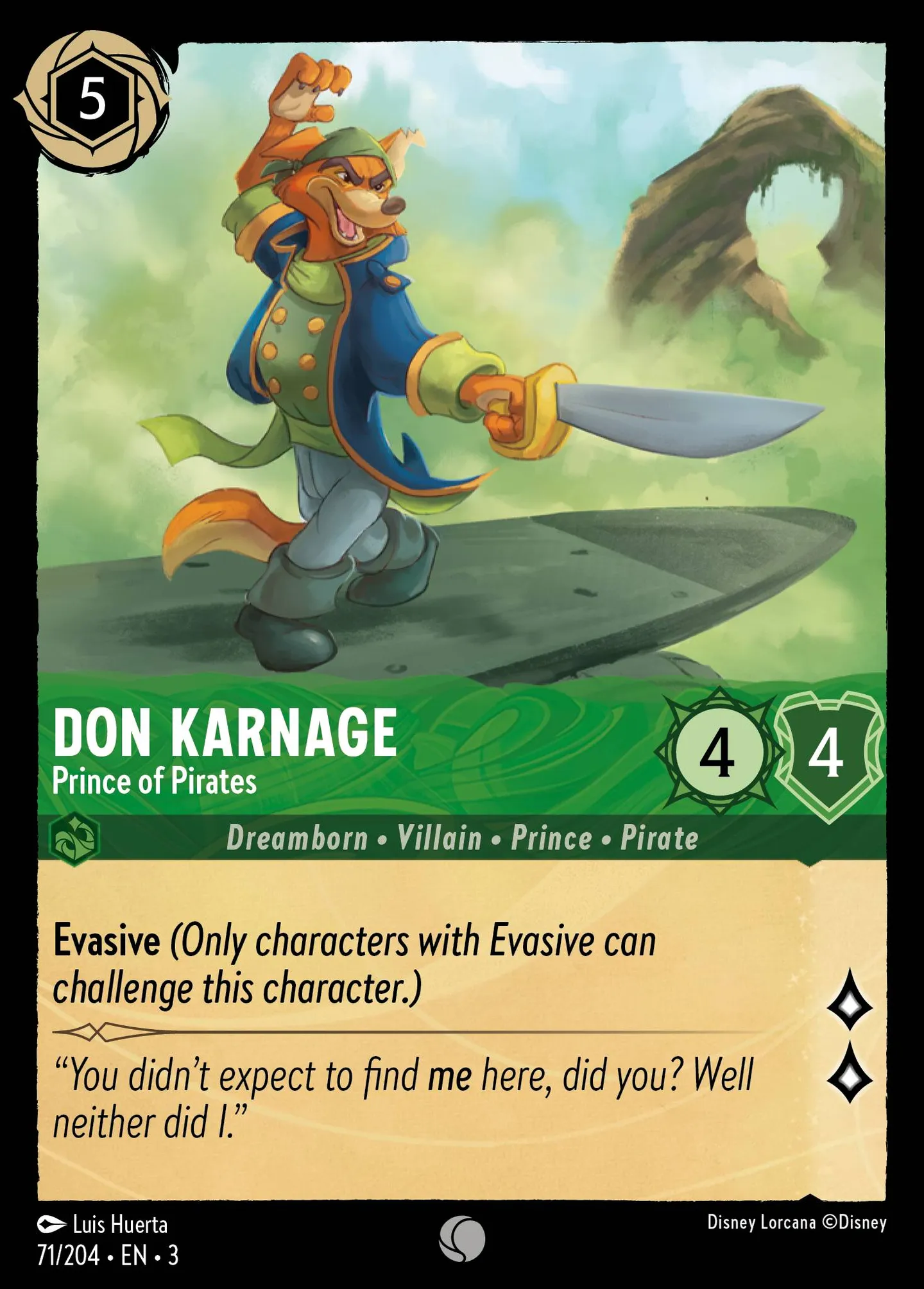 Don Carnage - Prince des pirates — Into the Inklands — Lorcana