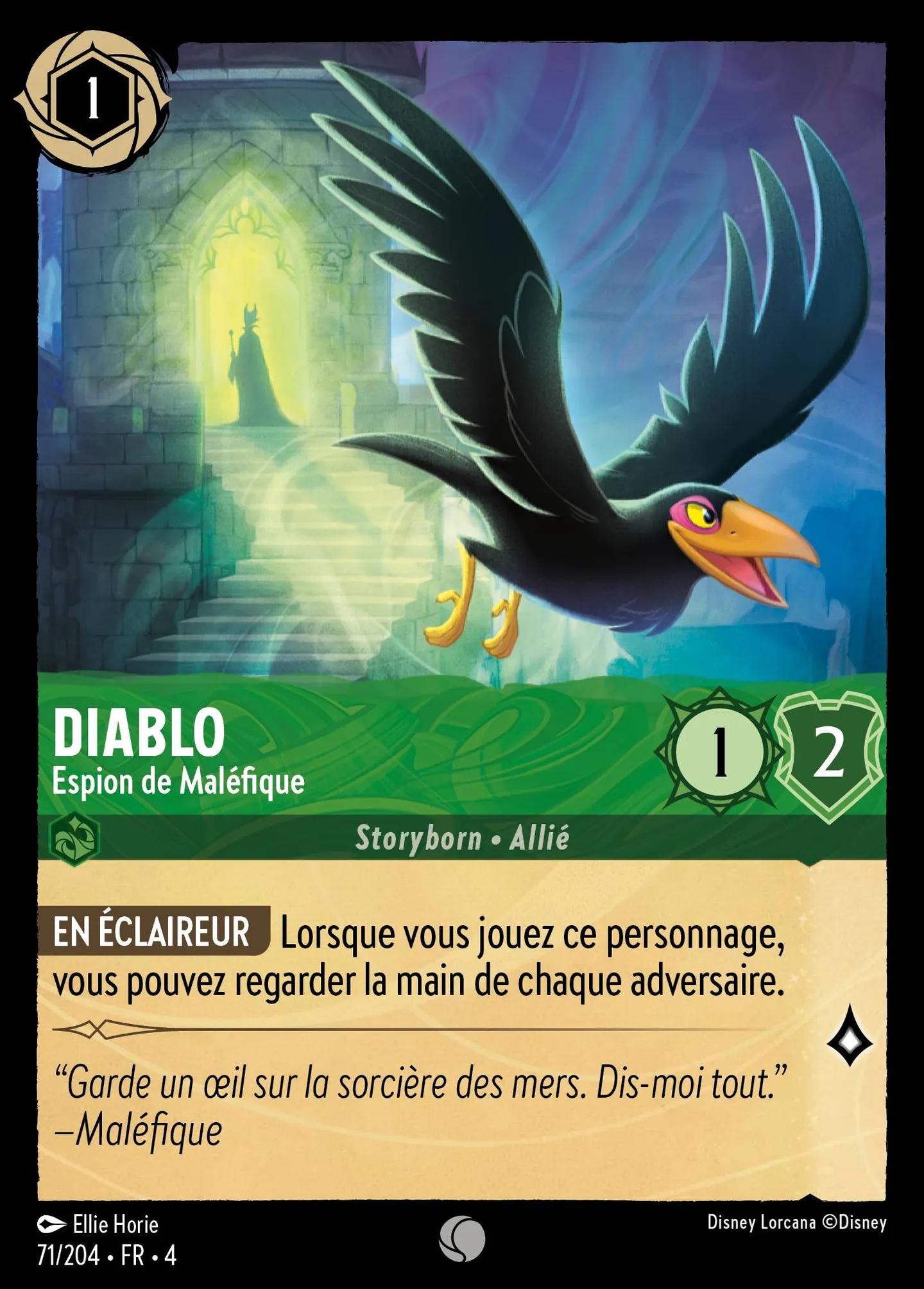 Diablo - Espion de Maléfique — Ursula's Return — Lorcana