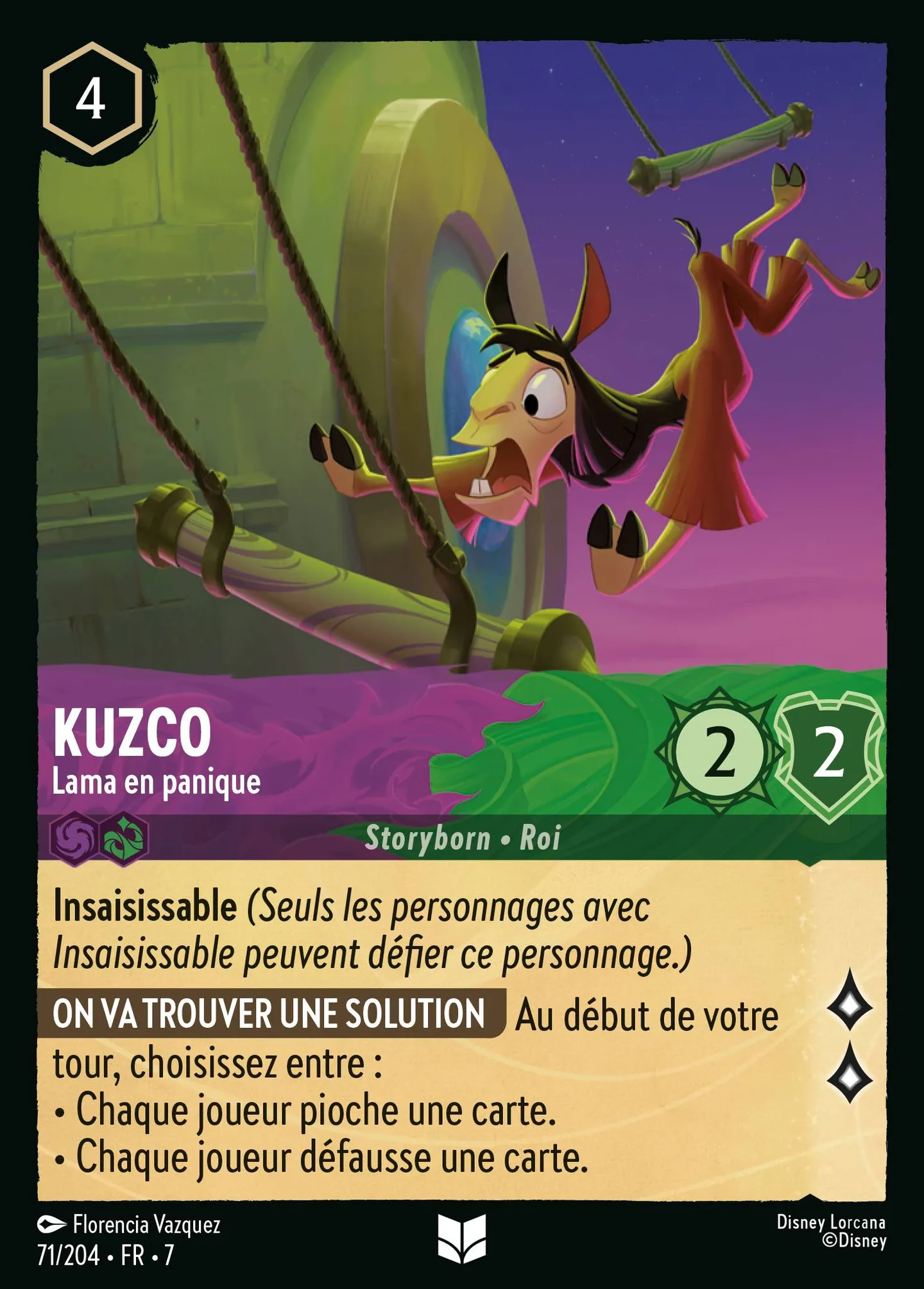 Kuzco - Lama en panique — Archazia's Island — Lorcana