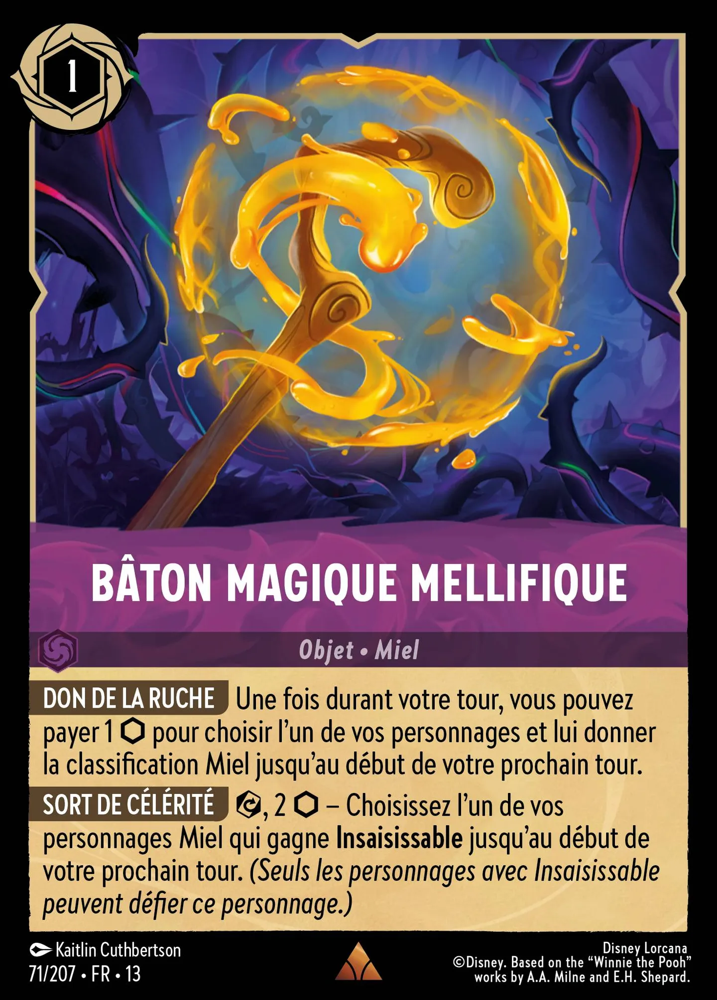 Bâton magique mellifique — Attack of the Vine! — Lorcana