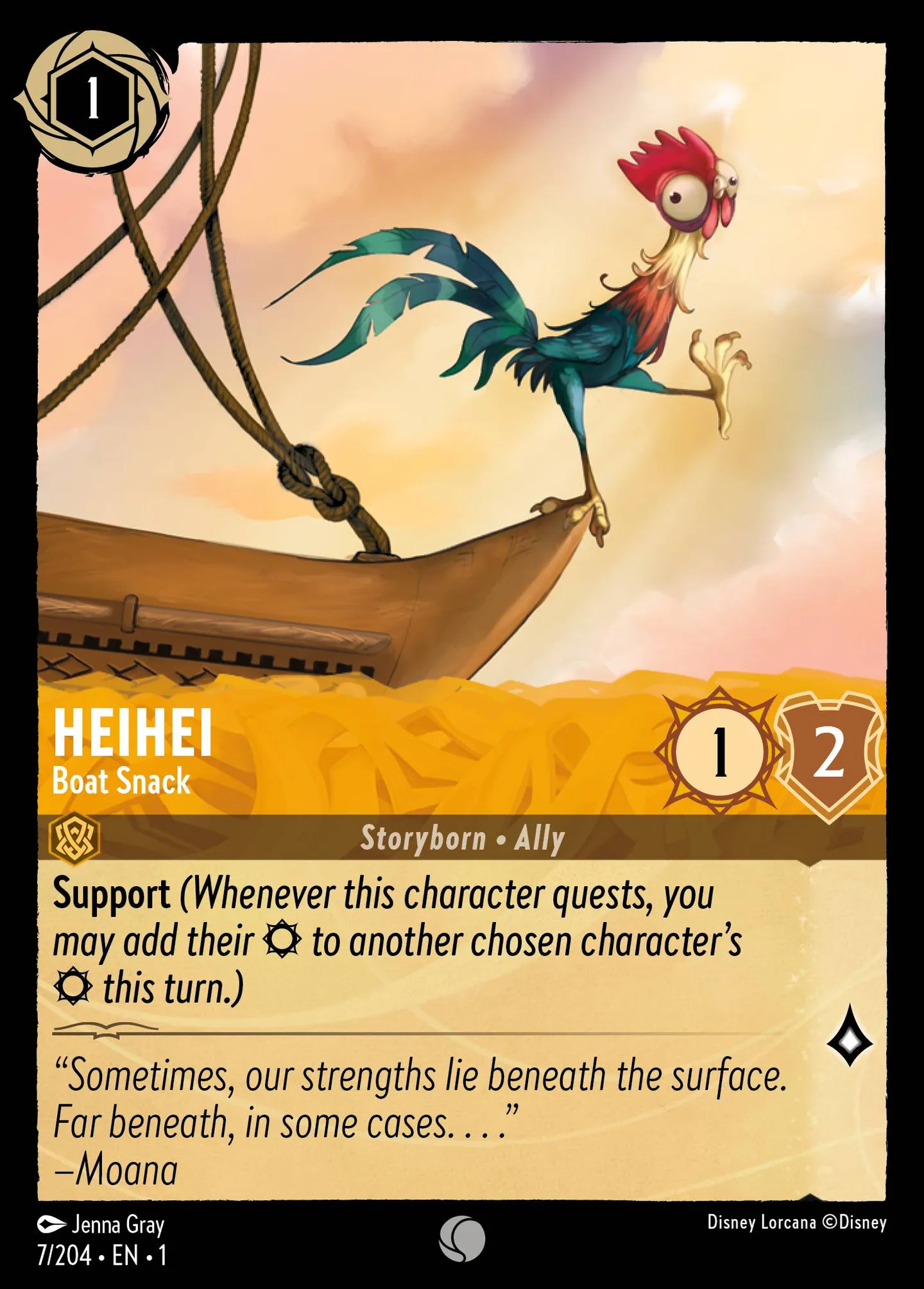 HeiHei - Boat Snack — The First Chapter — Lorcana