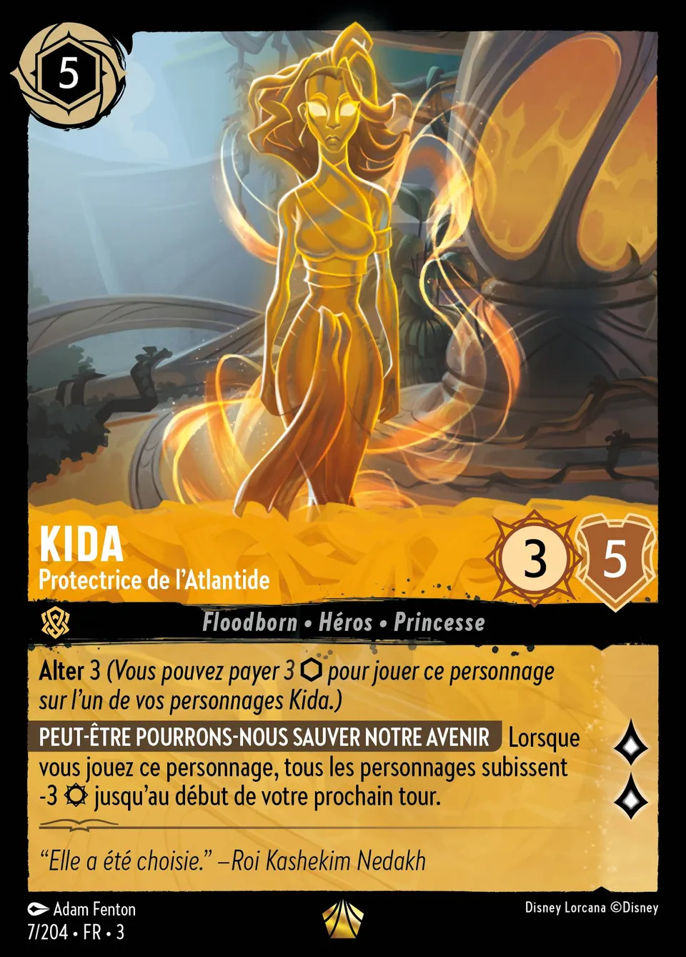 Kida - Protectrice de l'Atlantide from Into the Inklands - Lorcana