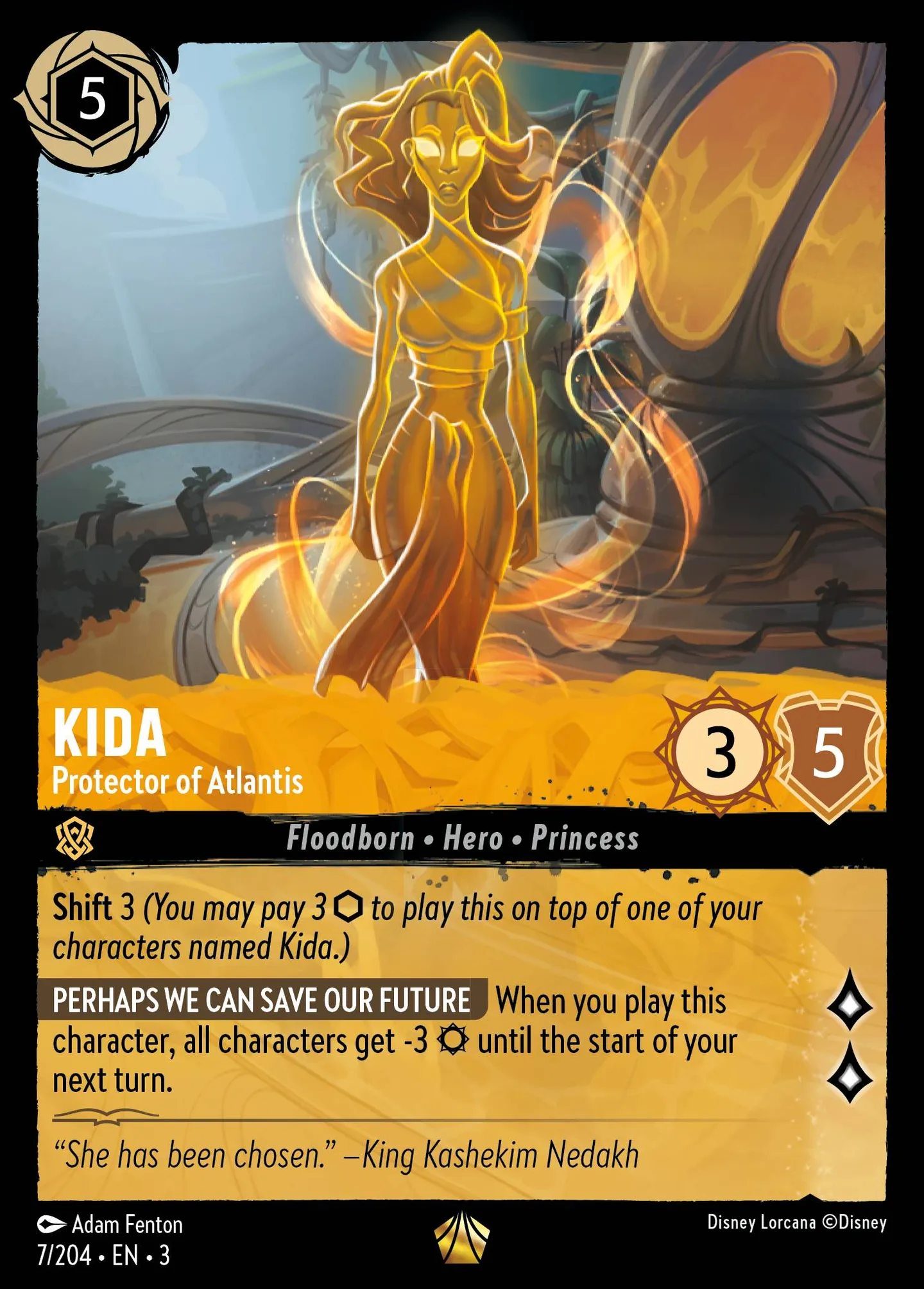 Kida - Protectrice de l'Atlantide — Into the Inklands — Lorcana