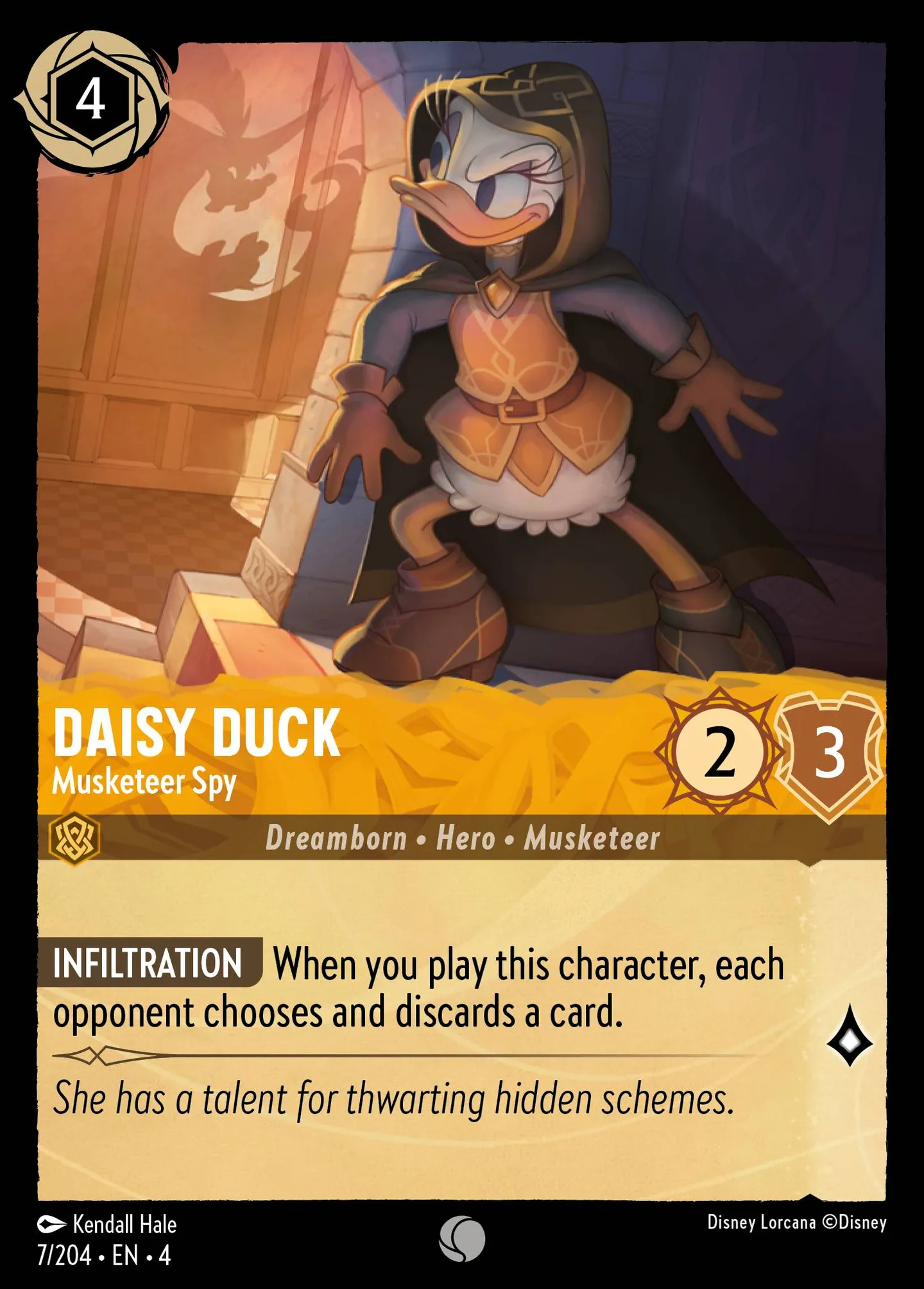 Daisy Duck - Musketeer Spy — Ursula's Return — Lorcana