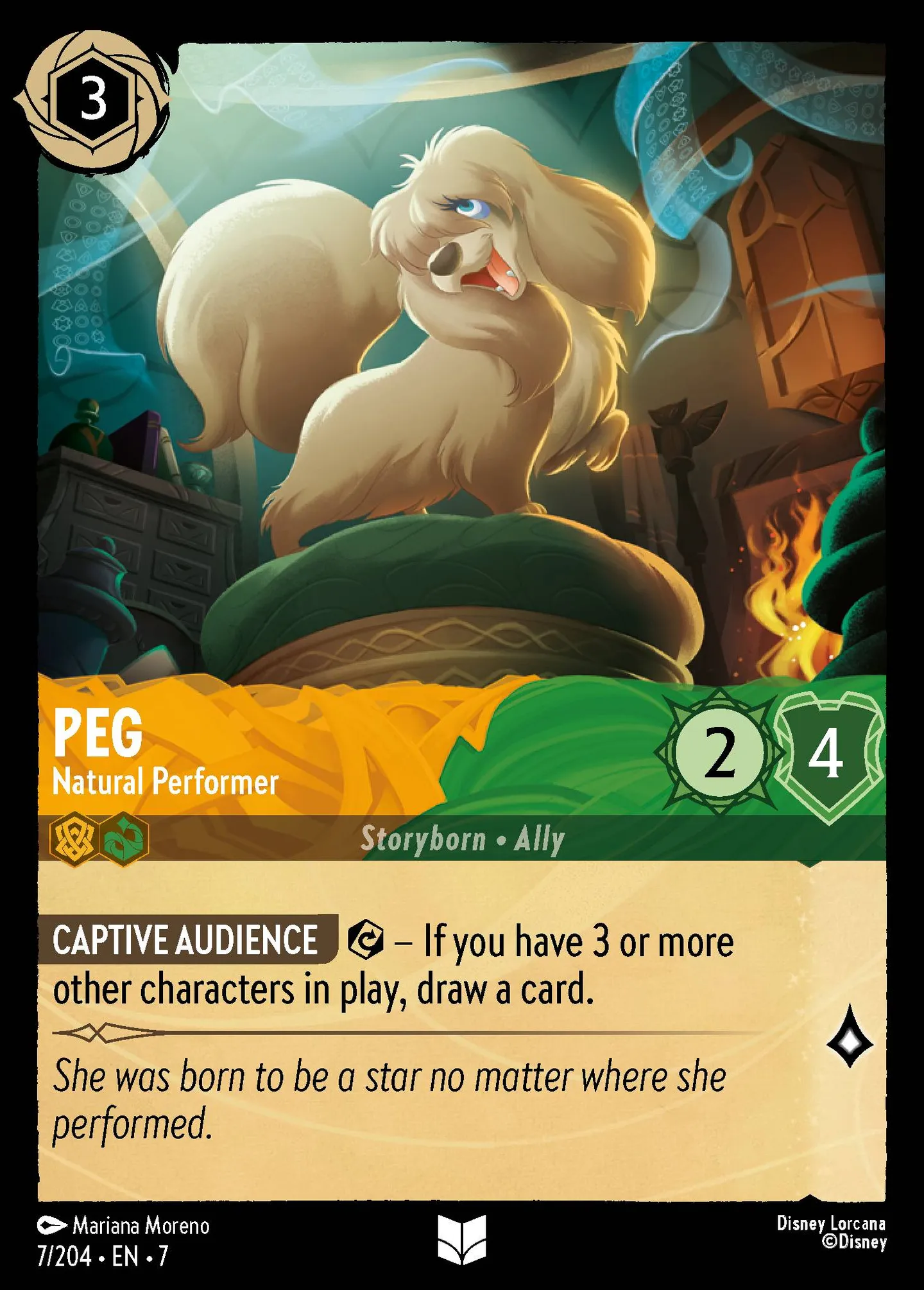 Peg - Natural Performer — Archazia's Island — Lorcana