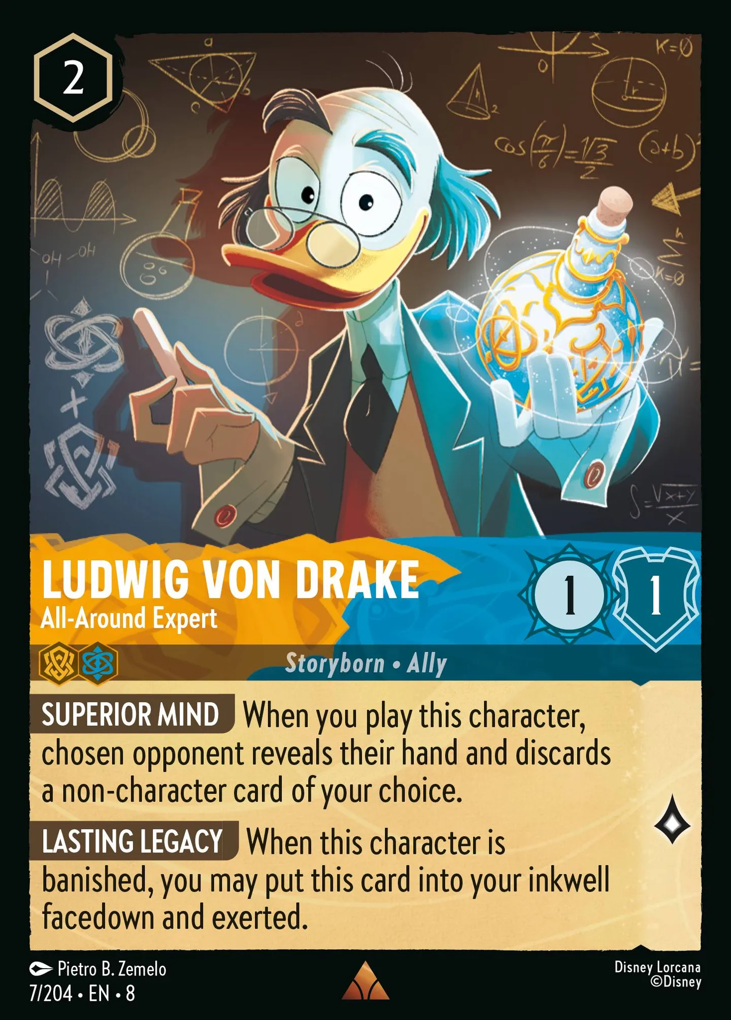 Ludwig von Drake - Expert polyvalent — The Reign of Jafar — Lorcana