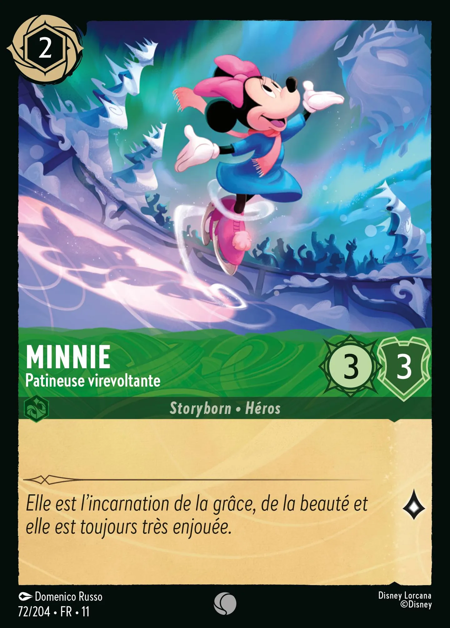 Minnie - Patineuse virevoltante — Winterspell — Lorcana