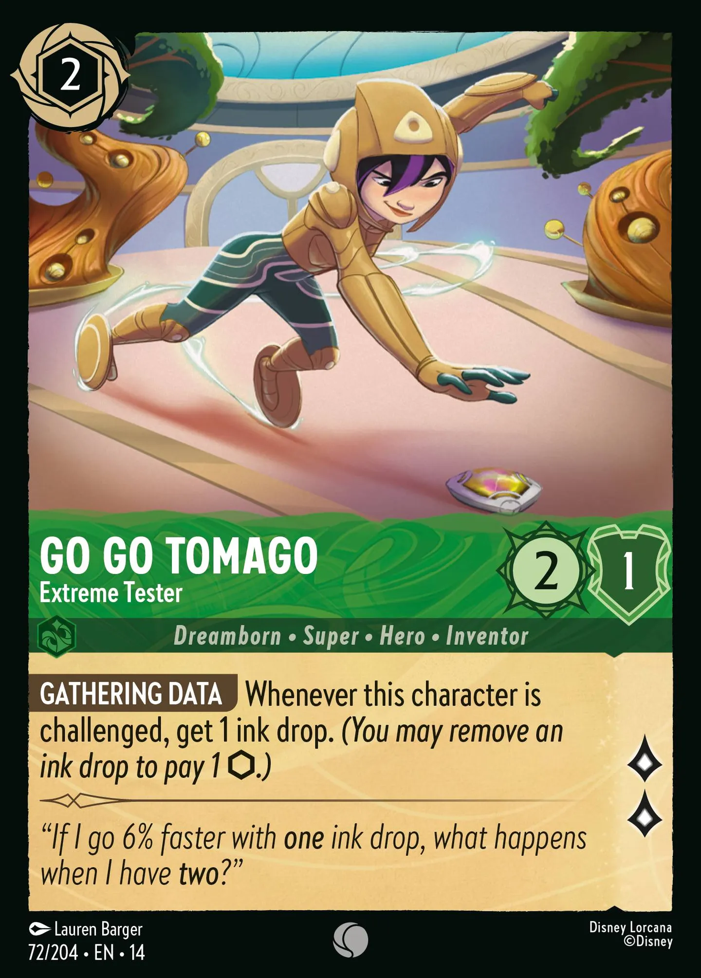 Go Go Tomago - Extreme Tester — Hyperia City — Lorcana