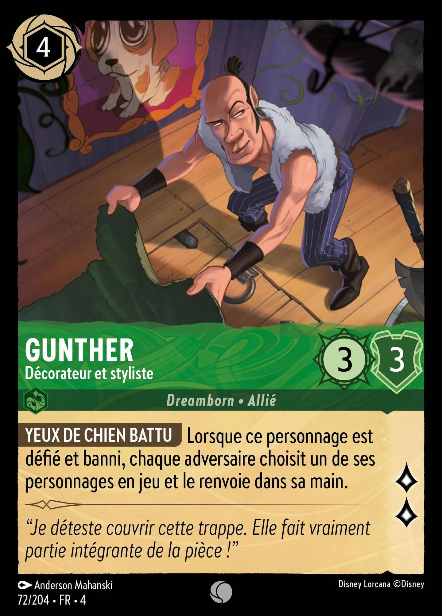 Gunther - Décorateur et styliste — Ursula's Return — Lorcana