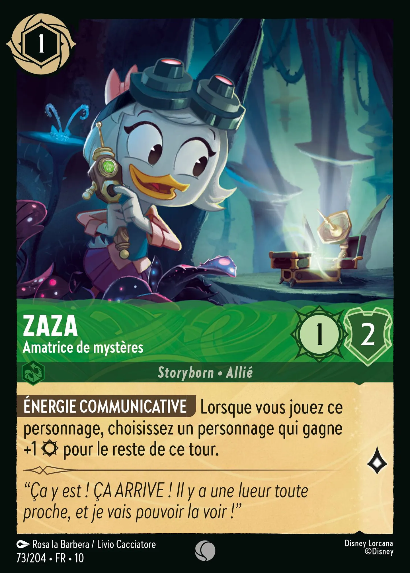 Zaza - Amatrice de mystères — Whispers in the Well — Lorcana