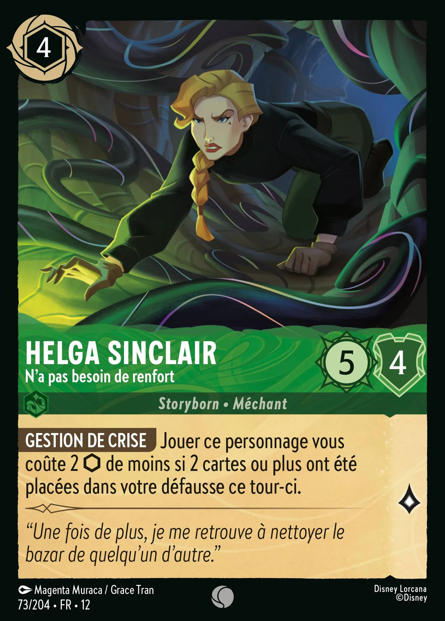 Helga Sinclair - N'a pas besoin de renfort — Wilds Unknown — Lorcana