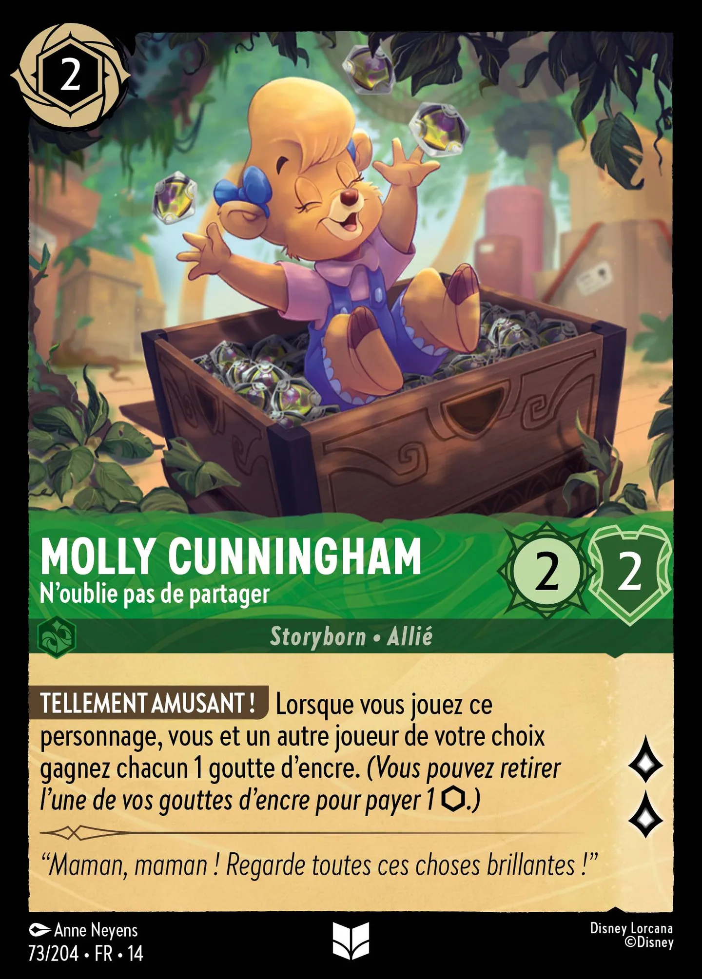Molly Cunningham - N'oublie pas de partager — Hyperia City — Lorcana