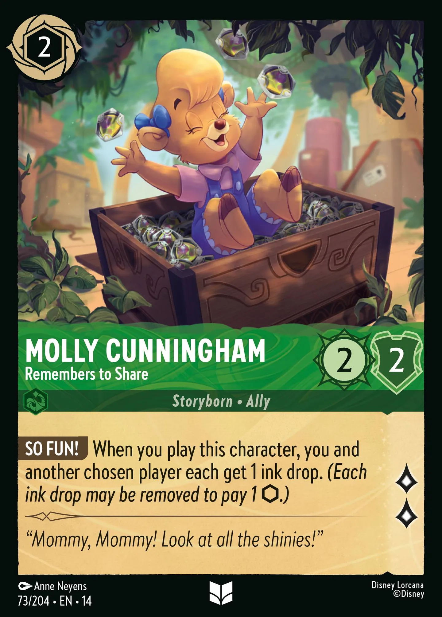 Molly Cunningham - Remembers to Share — Hyperia City — Lorcana
