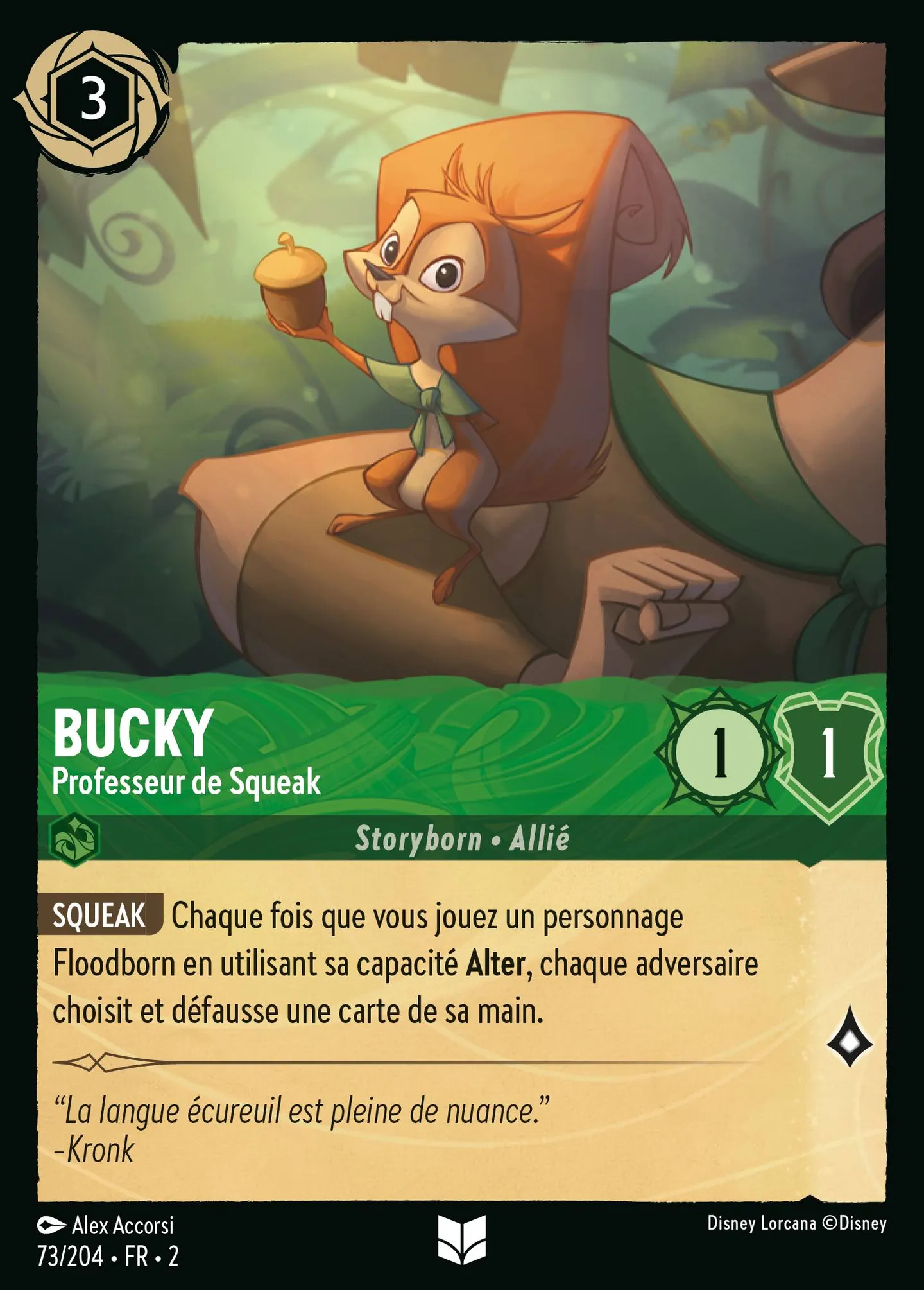 Bucky - Professeur de Squeak — Rise of the Floodborn — Lorcana