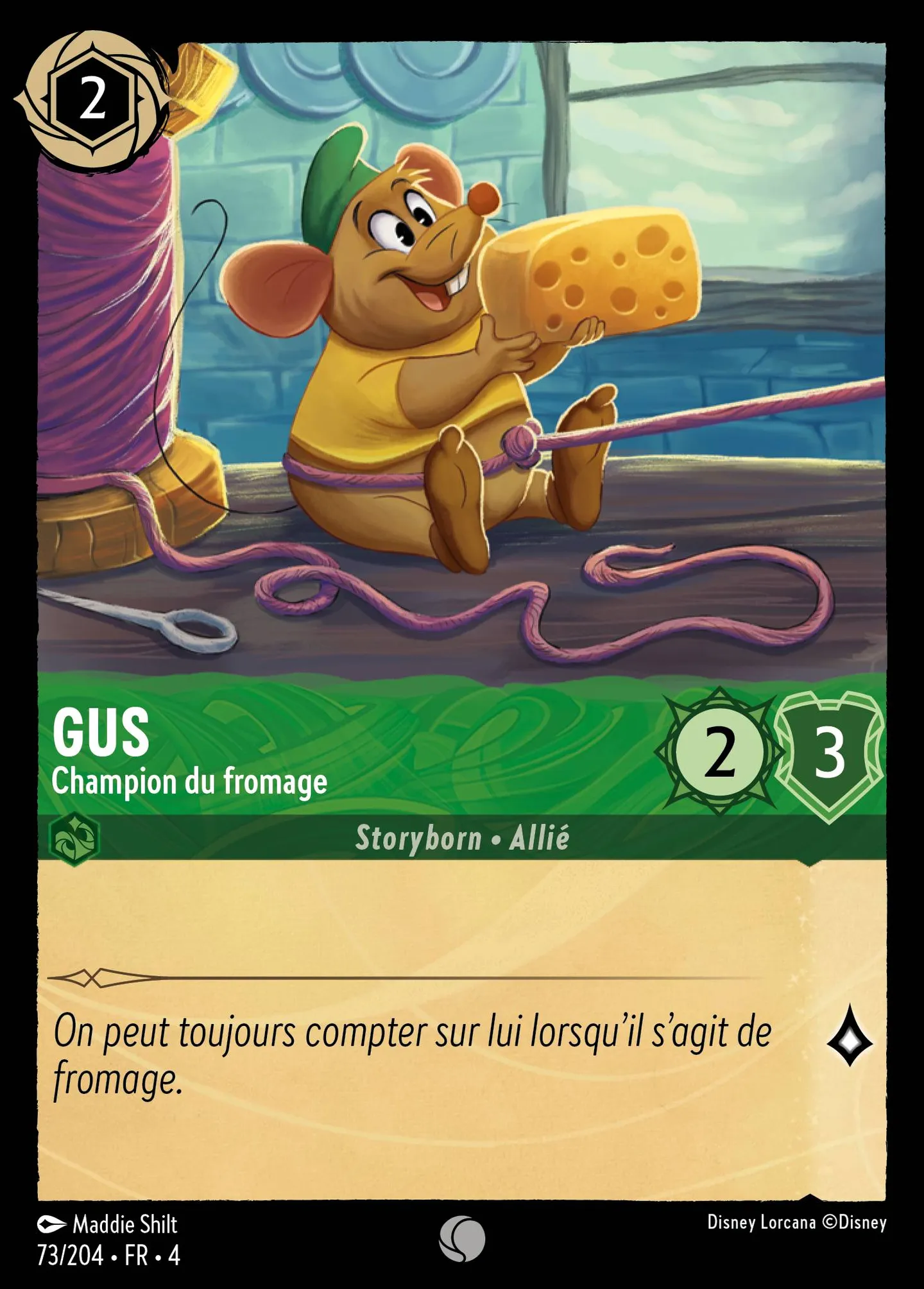 Gus - Champion du fromage — Ursula's Return — Lorcana