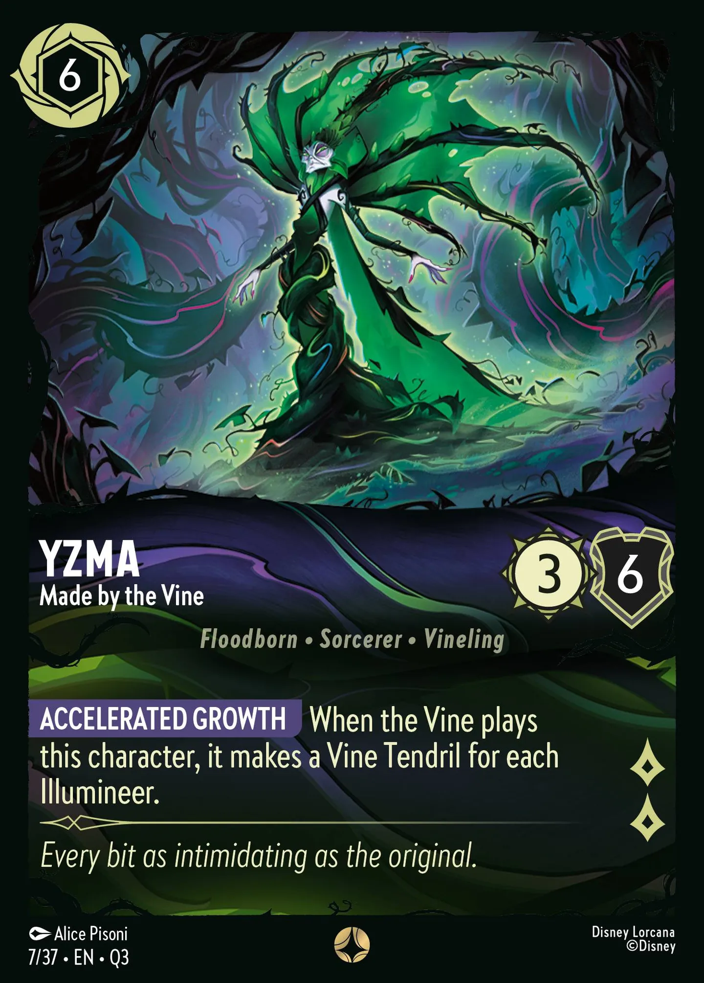 Yzma - Made by the Vine — Illumineer's Quest: The Great Hunny Rescue — Lorcana