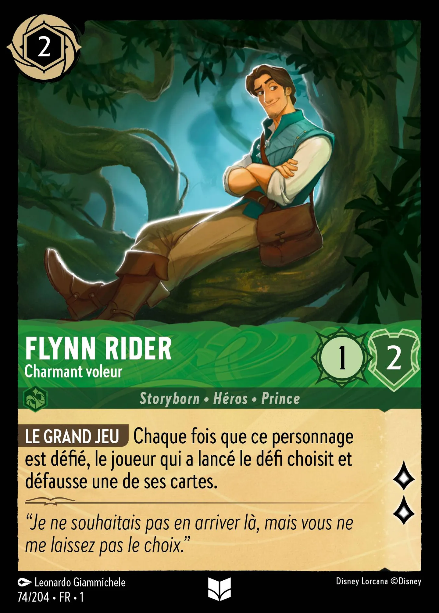 Flynn Rider - Charmant voleur — The First Chapter — Lorcana