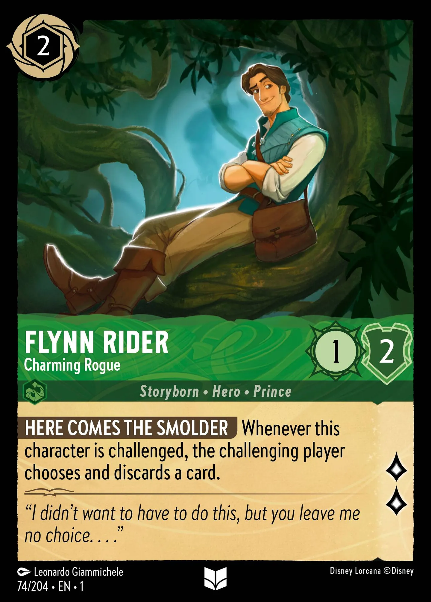 Flynn Rider - Charming Rogue — The First Chapter — Lorcana