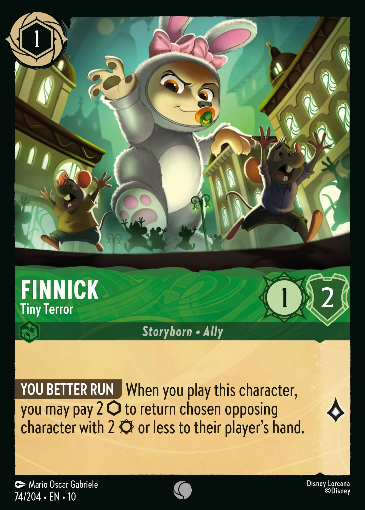 Finnick - Tiny Terror — Whispers in the Well — Lorcana