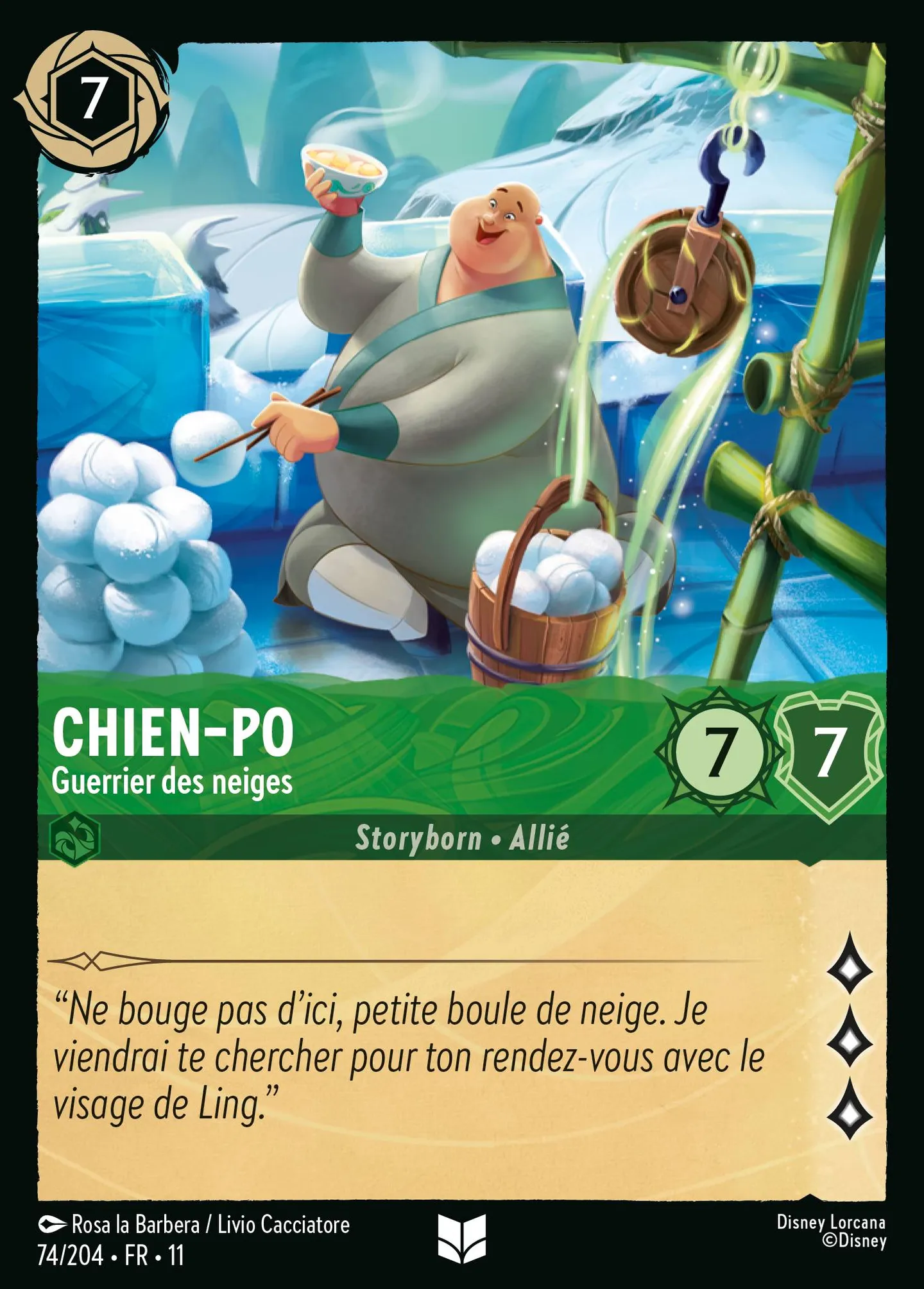 Chien-Po - Guerrier des neiges — Winterspell — Lorcana