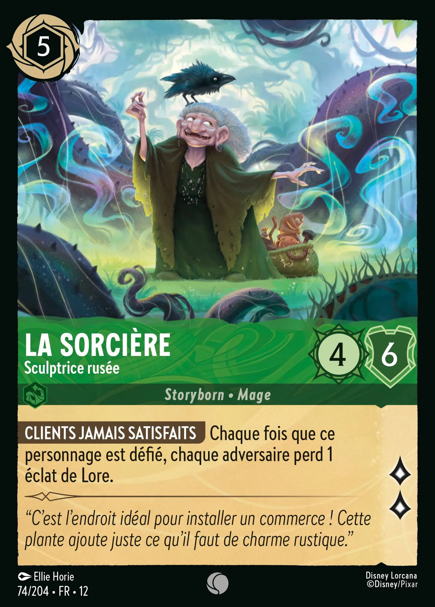 La Sorcière - Sculptrice rusée — Wilds Unknown — Lorcana