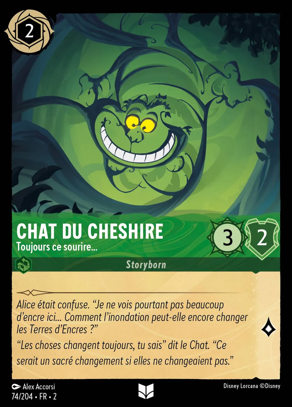 Chat du Cheshire - Toujours ce sourire… from Rise of the Floodborn - Lorcana