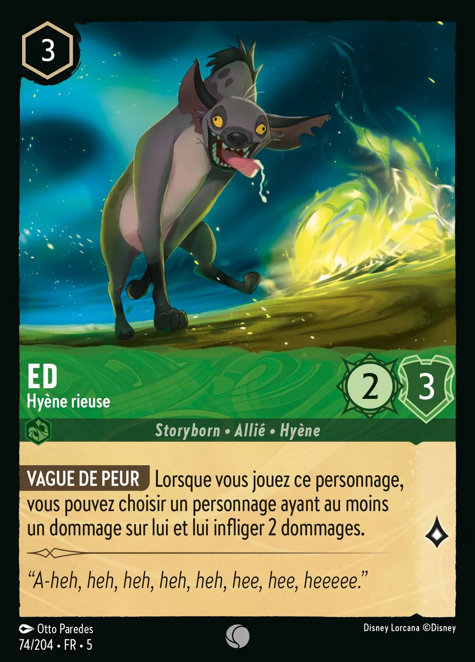 Ed - Hyène rieuse from Shimmering Skies - Lorcana