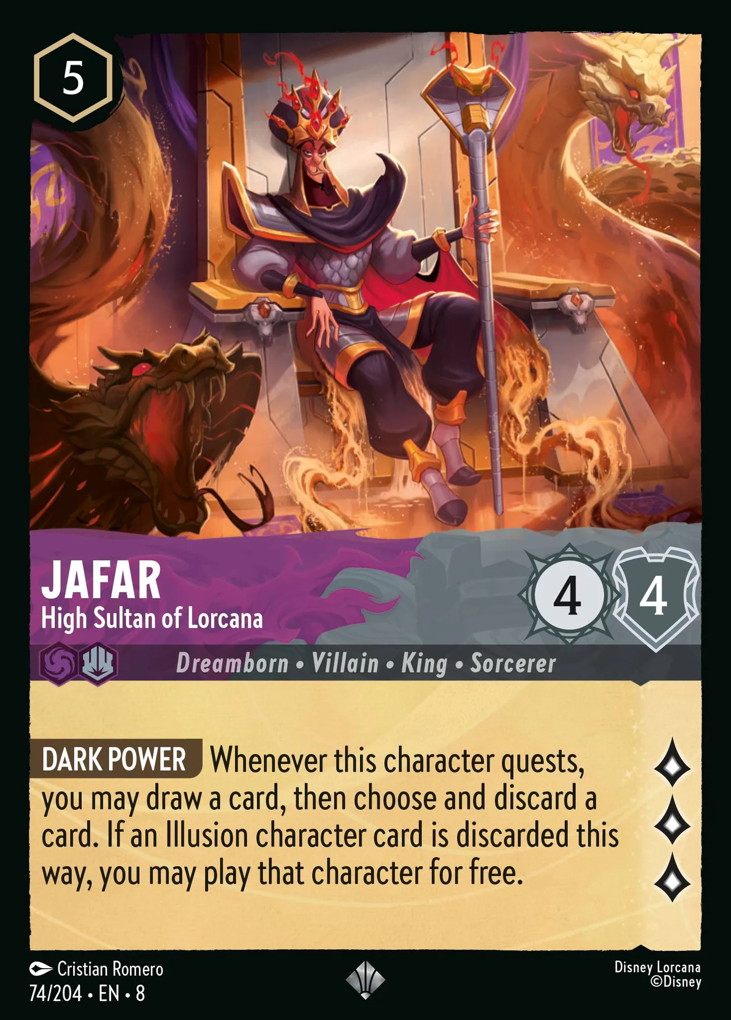 Jafar - Grand Sultan de Lorcana — The Reign of Jafar — Lorcana