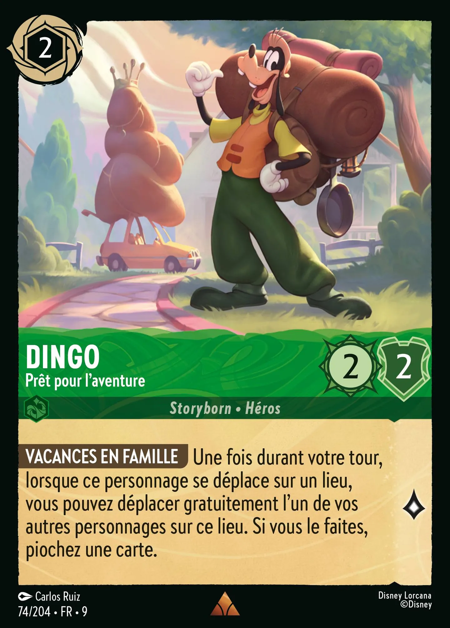Dingo - Prêt pour l'aventure — Fabled — Lorcana