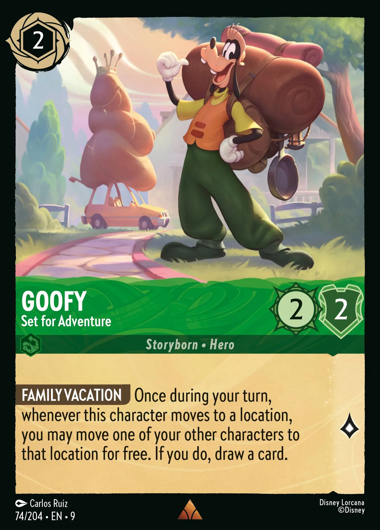 Dingo - Prêt pour l'aventure — Fabled — Lorcana