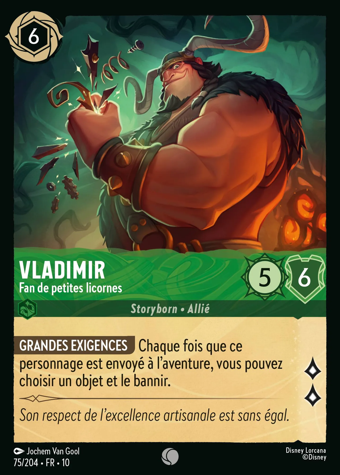 Vladimir - Fan de petites licornes — Whispers in the Well — Lorcana