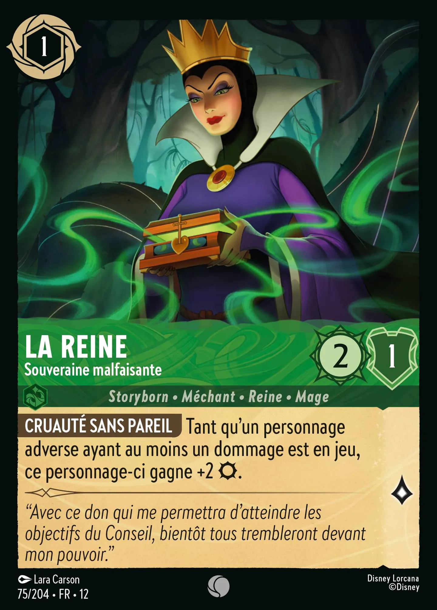 La Reine - Souveraine malfaisante — Wilds Unknown — Lorcana