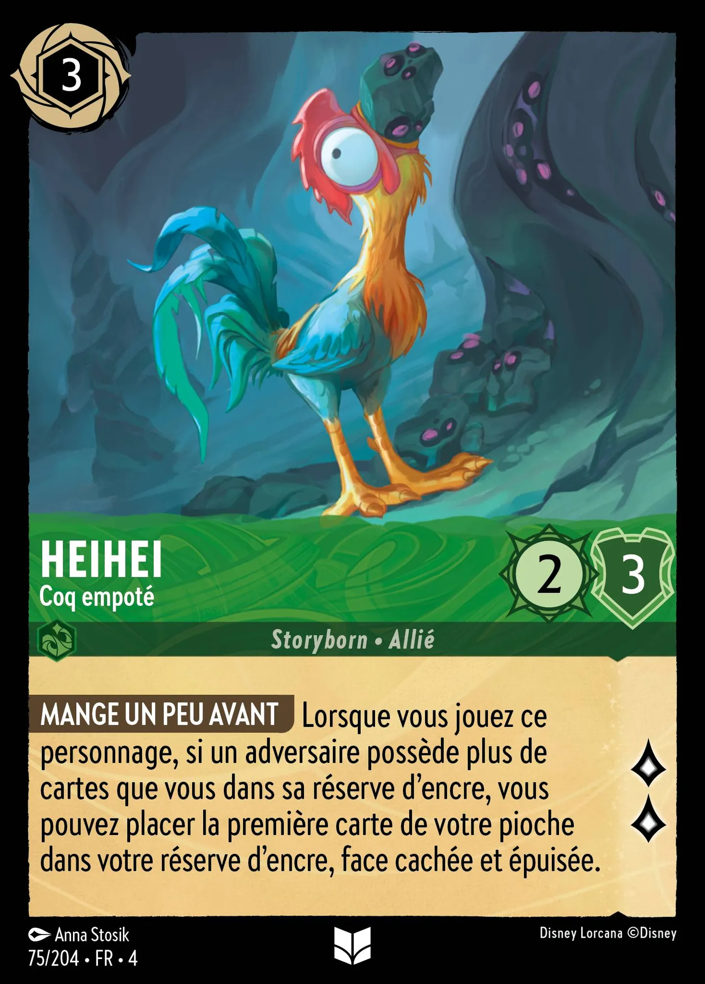 Heihei - Coq empoté — Ursula's Return — Lorcana
