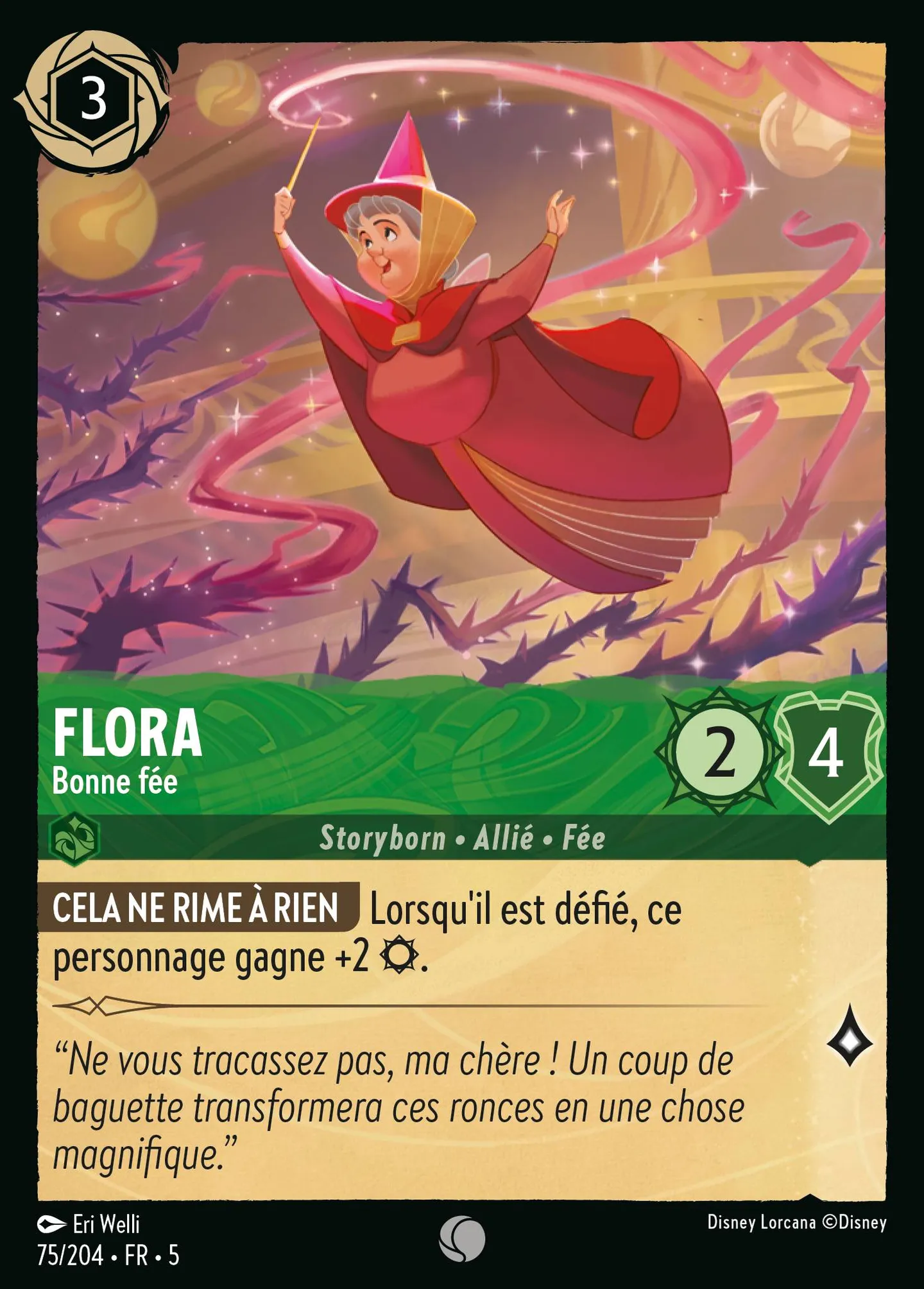 Flora - Bonne fée — Shimmering Skies — Lorcana