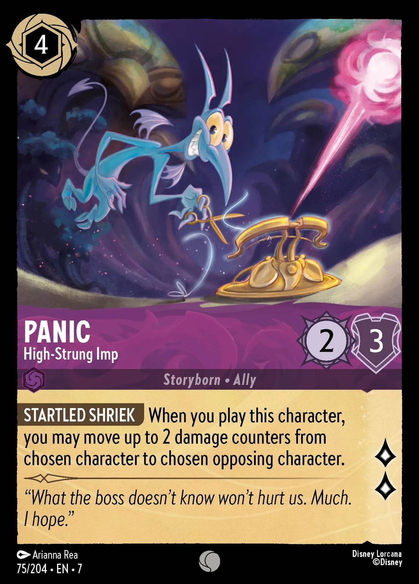 Panic - High-Strung Imp — Archazia's Island — Lorcana