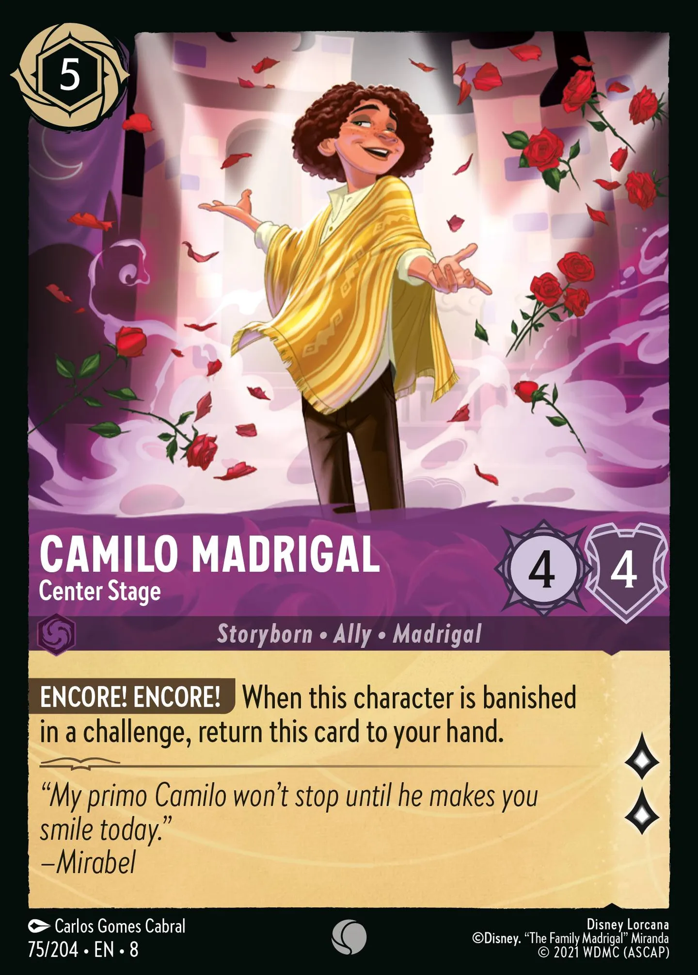 Camilo Madrigal - Center Stage — The Reign of Jafar — Lorcana