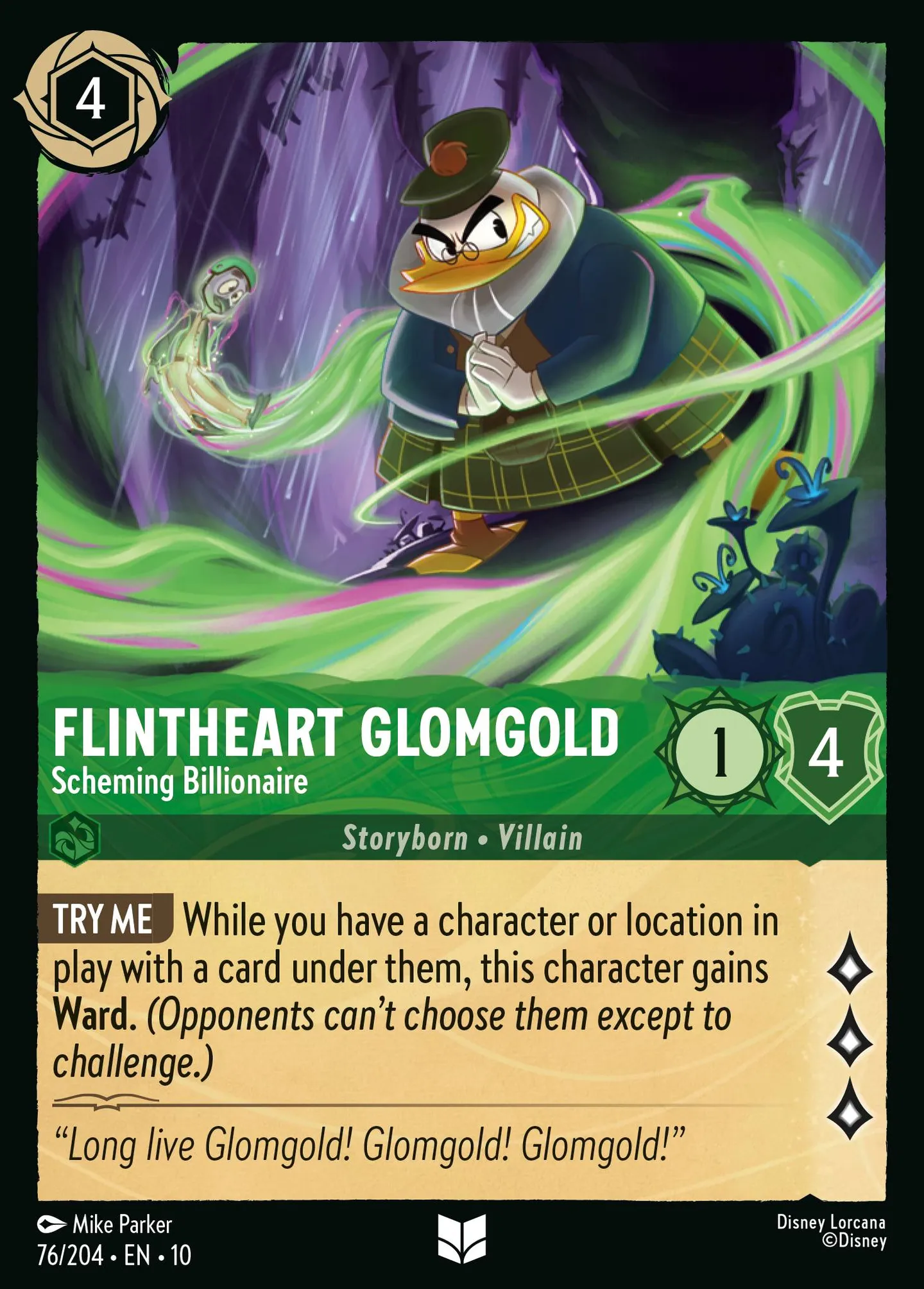 Flintheart Glomgold - Scheming Billionaire — Whispers in the Well — Lorcana