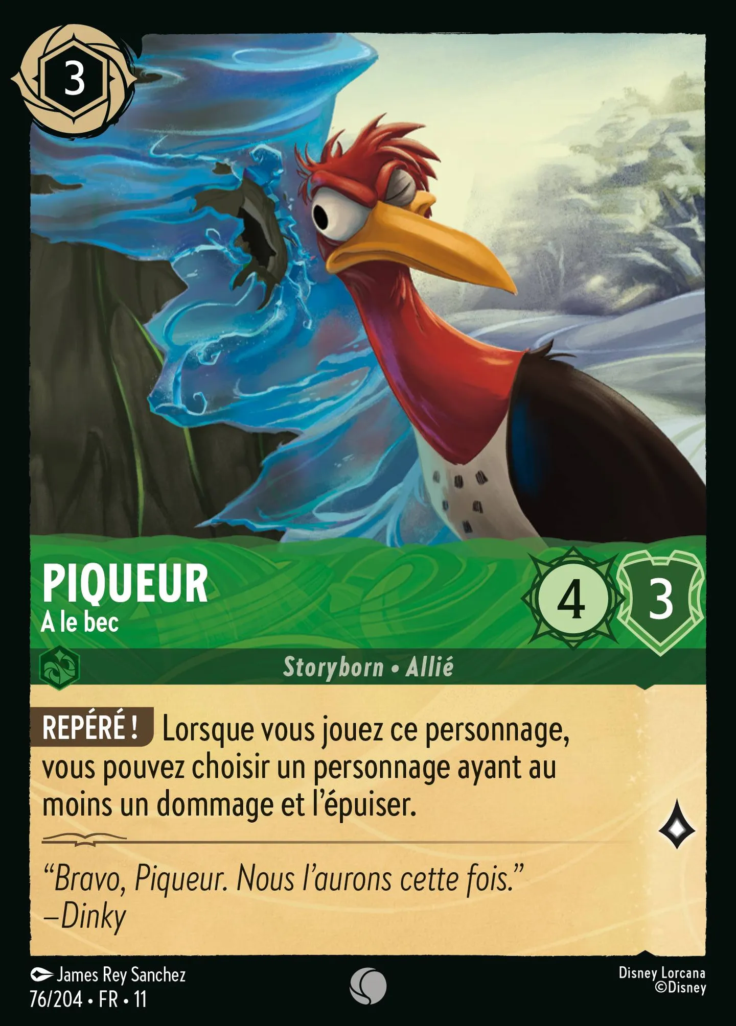 Piqueur - A le bec — Winterspell — Lorcana