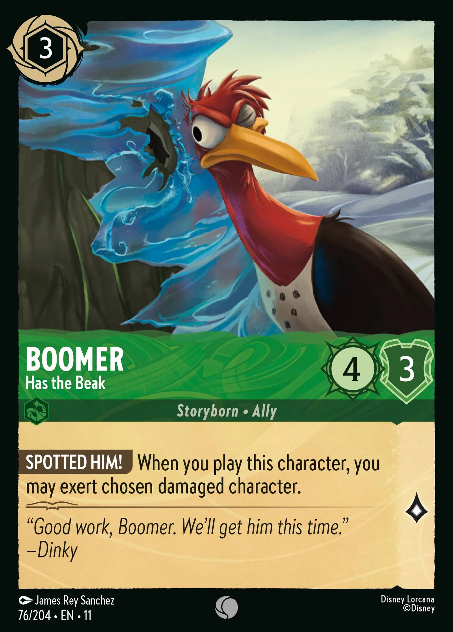 Boomer - Has the Beak — Winterspell — Lorcana