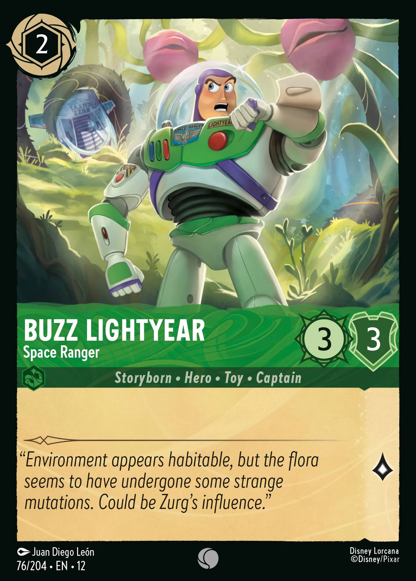 Buzz Lightyear - Space Ranger — Wilds Unknown — Lorcana