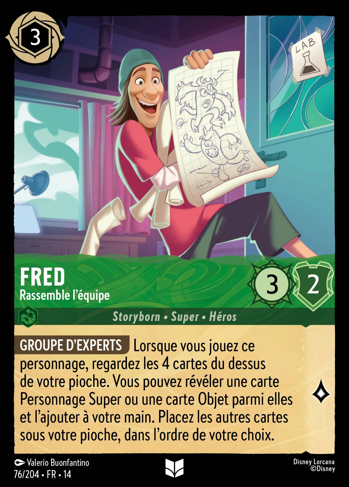 Fred - Rassemble l'équipe — Hyperia City — Lorcana