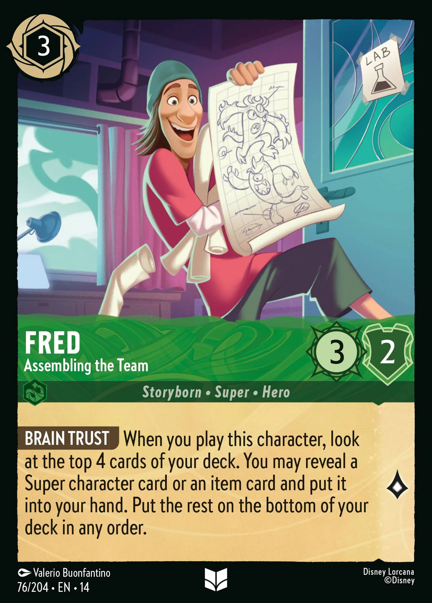 Fred - Assembling the Team — Hyperia City — Lorcana