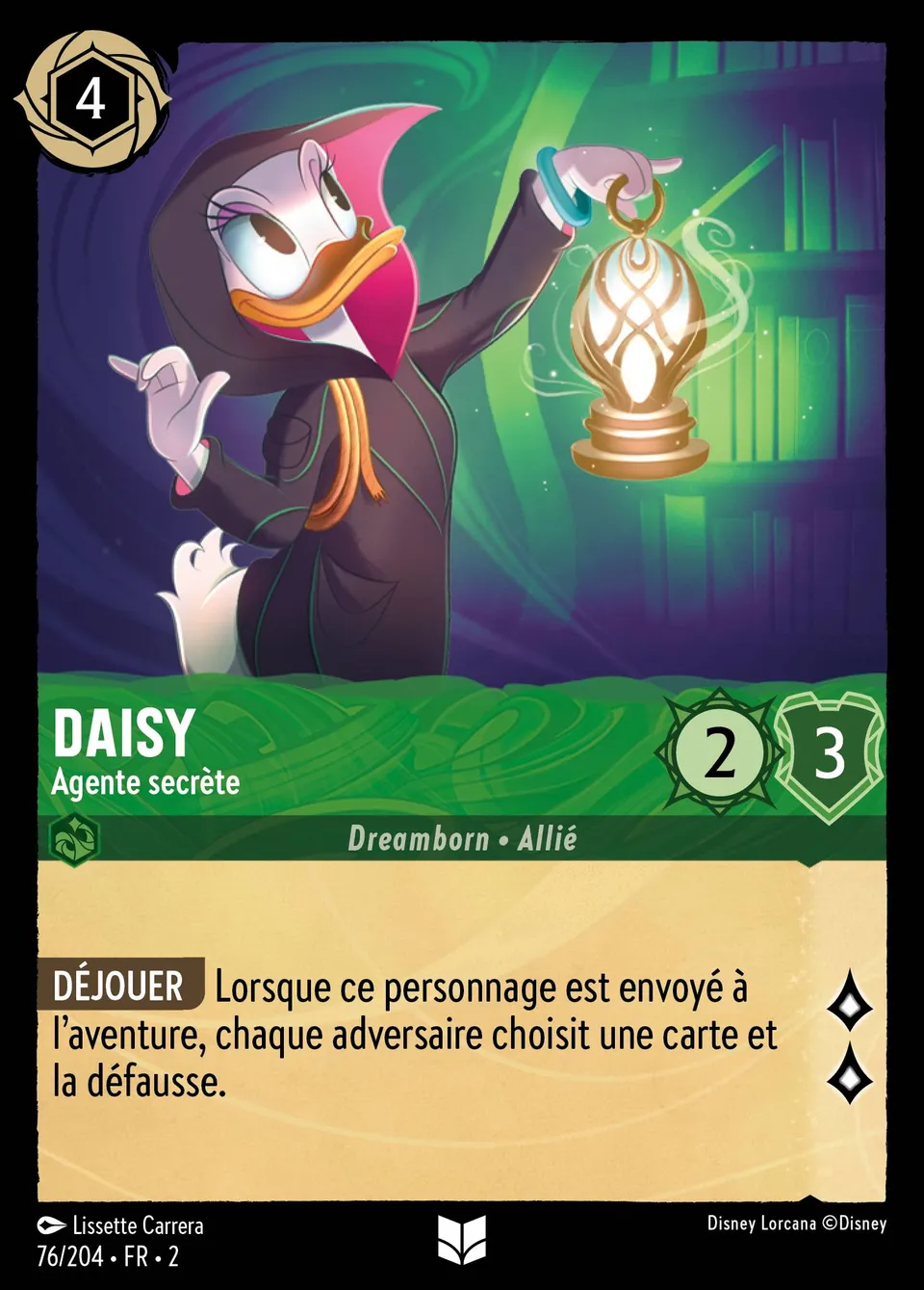 Daisy - Agente secrète from Rise of the Floodborn - Lorcana